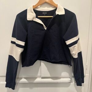 Splits59 cropped rugby pullover